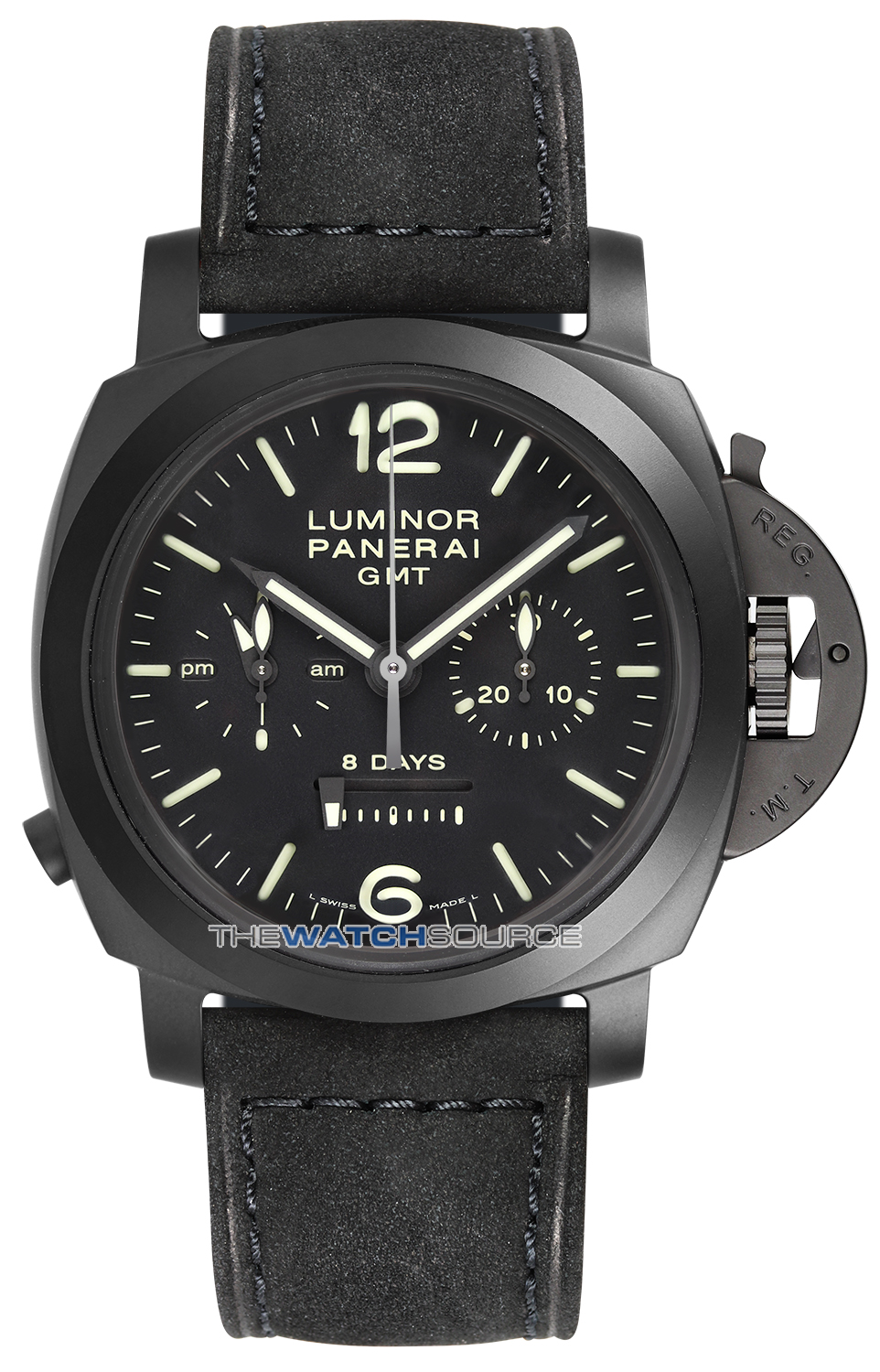 Panerai Luminor Chrono Monopulsante 8 Days GMT 44mm pam00317